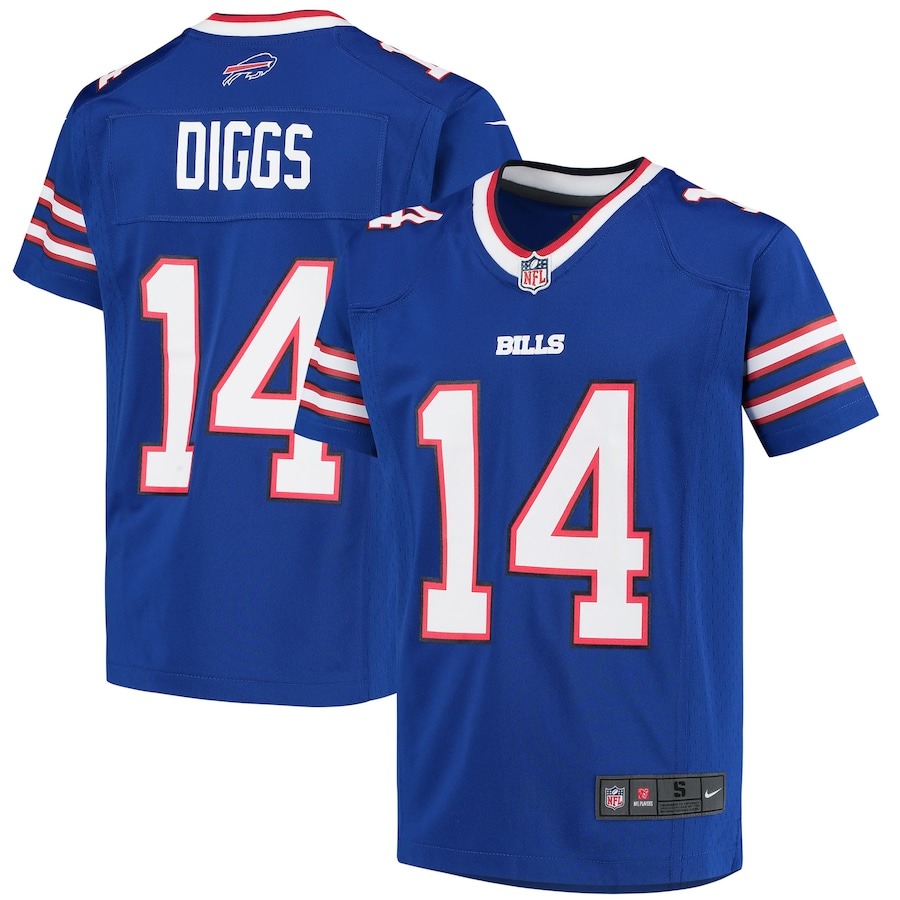 Youth Buffalo Bills Stefon Diggs Nike Royal Game Jersey - Ujersey