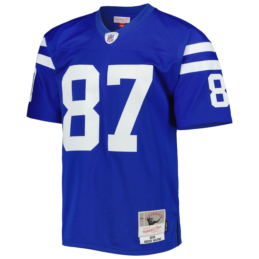 Men's Indianapolis Colts Reggie Wayne Mitchell & Ness Royal Legacy Replica Jersey - Ujersey