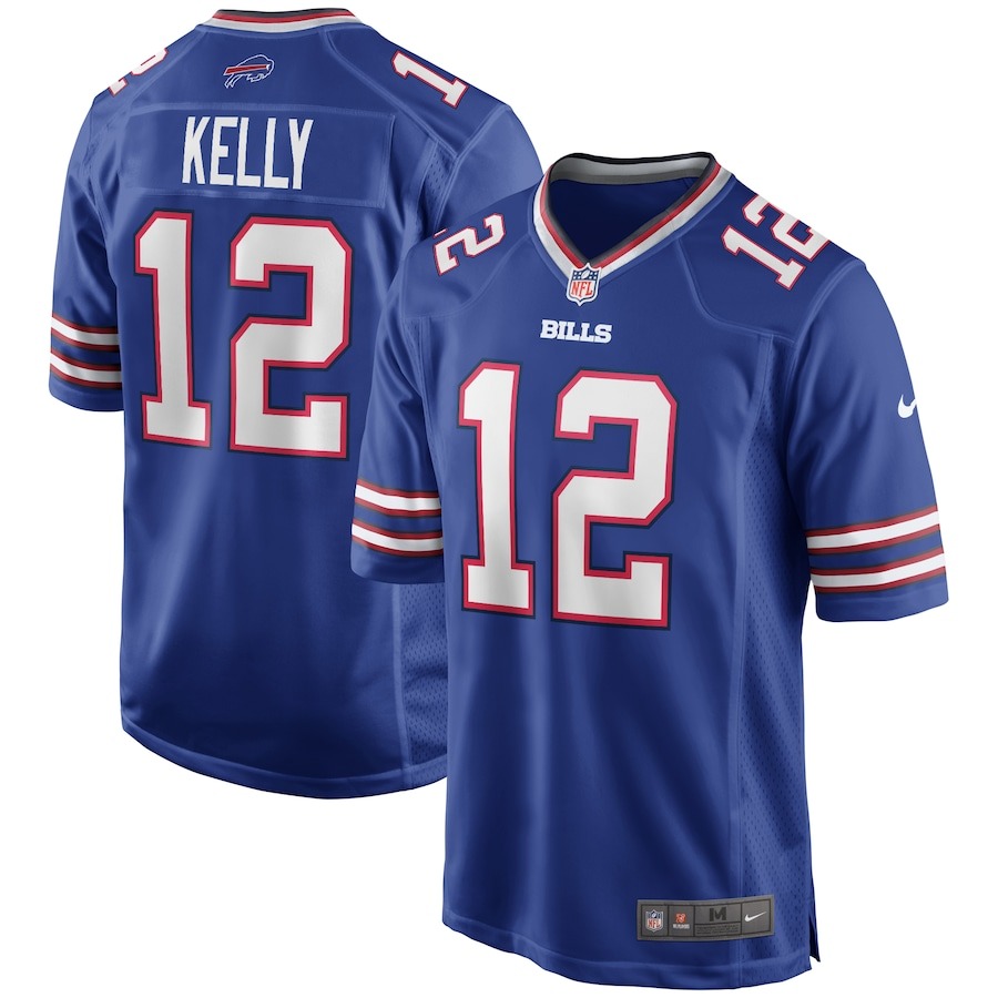 Men's Buffalo Bills Jim Kelly Nike Royal Game Retired Player Jersey - Ujersey