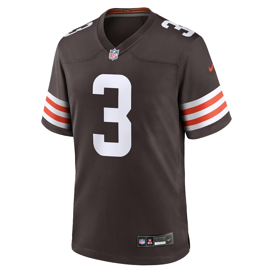 Men's Cleveland Browns Jerry Jeudy Nike  Brown  Game Jersey - Ujersey