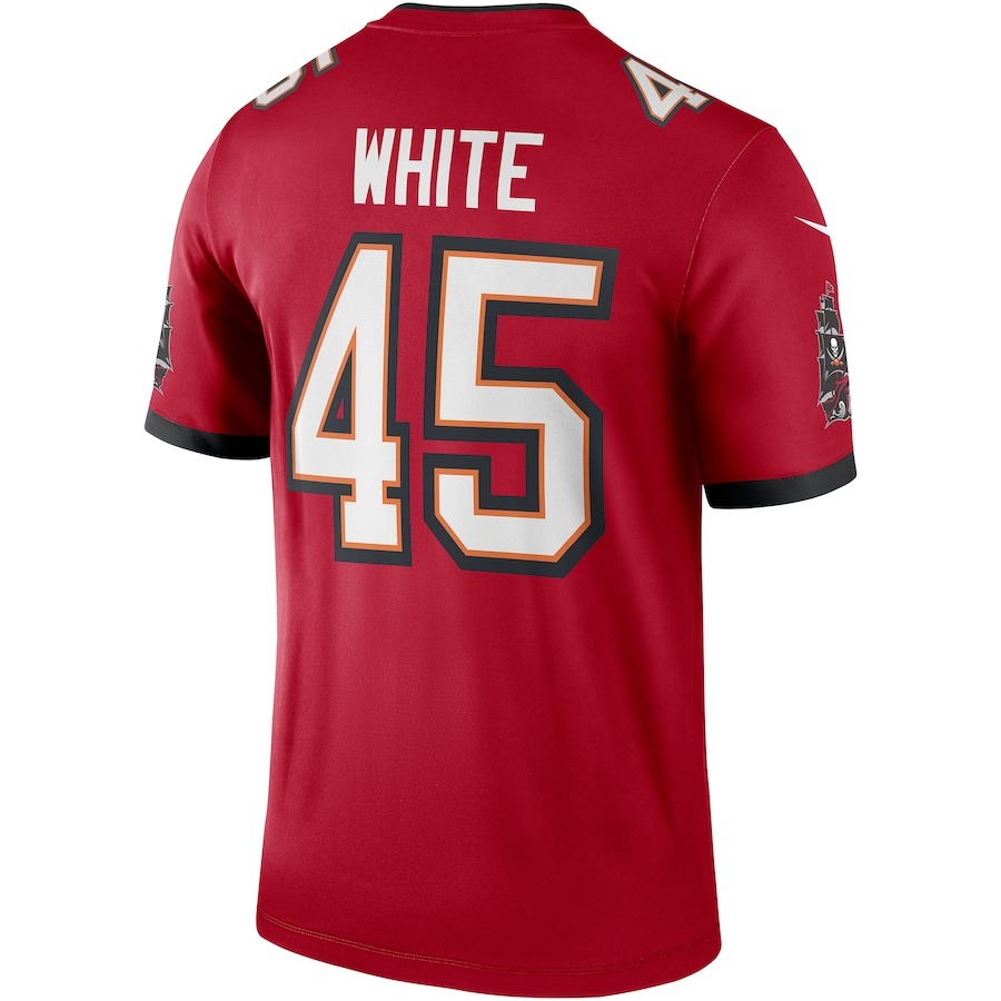 Men's Tampa Bay Buccaneers Devin White Nike Red Legend Jersey - Ujersey