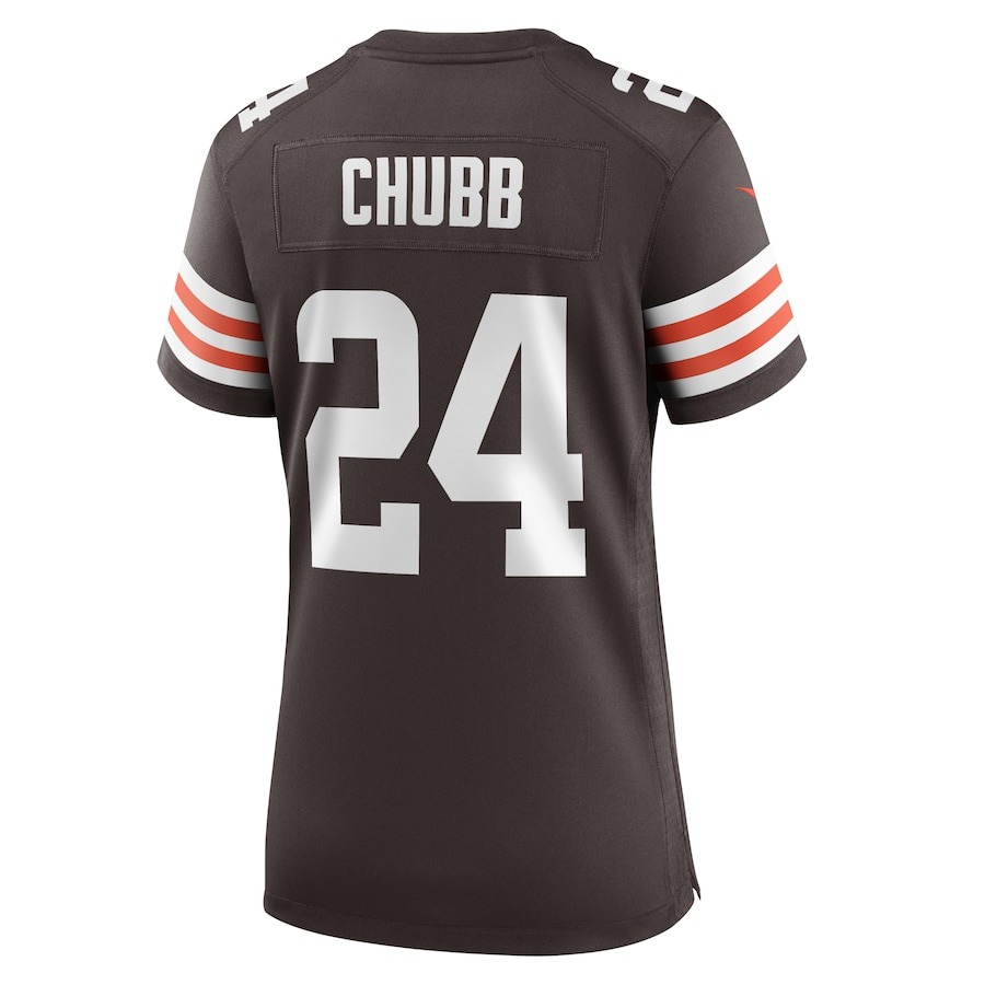 Women's Cleveland Browns Nick Chubb Nike  Brown Team Game Jersey - Ujersey