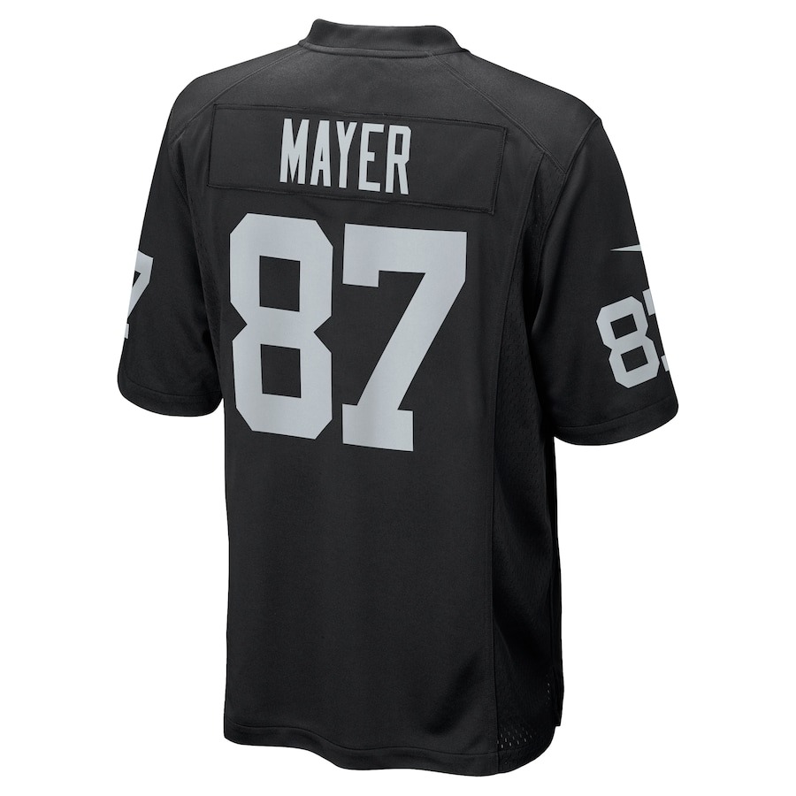 Men's Las Vegas Raiders Michael Mayer Nike Black 2023 NFL Draft Pick Game Jersey - Ujersey