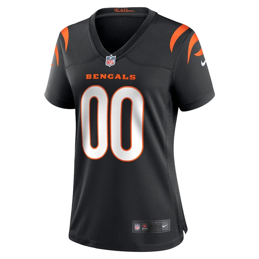 Women's Cincinnati Bengals Nike Black Game Custom Jersey - Ujersey