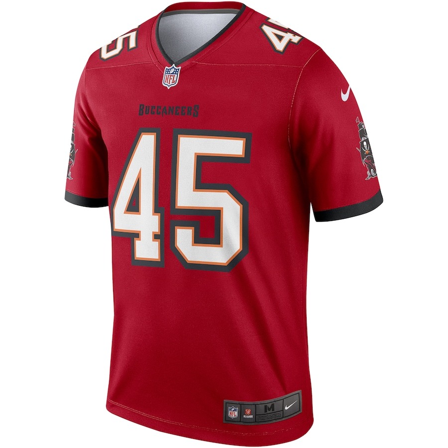 Men's Tampa Bay Buccaneers Devin White Nike Red Legend Jersey - Ujersey