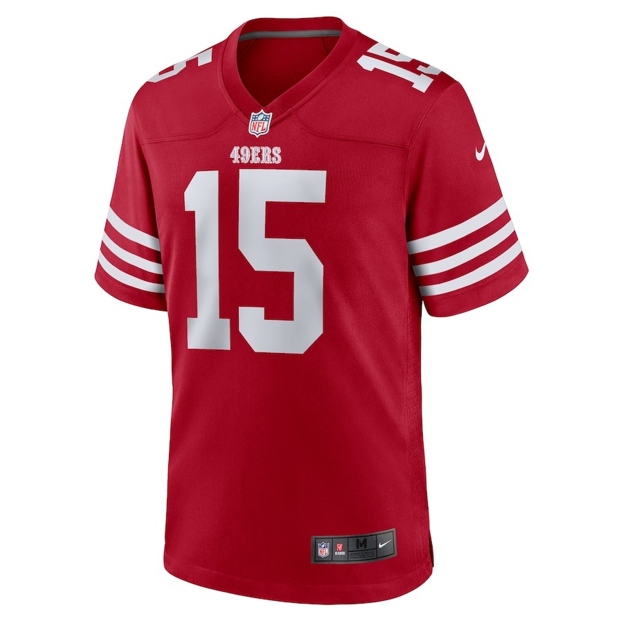 Men's San Francisco 49ers Jauan Jennings Nike  Scarlet  Game Jersey - Ujersey