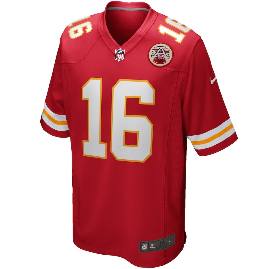 Men's Kansas City Chiefs Len Dawson Nike Red Game Retired Player Jersey - Ujersey
