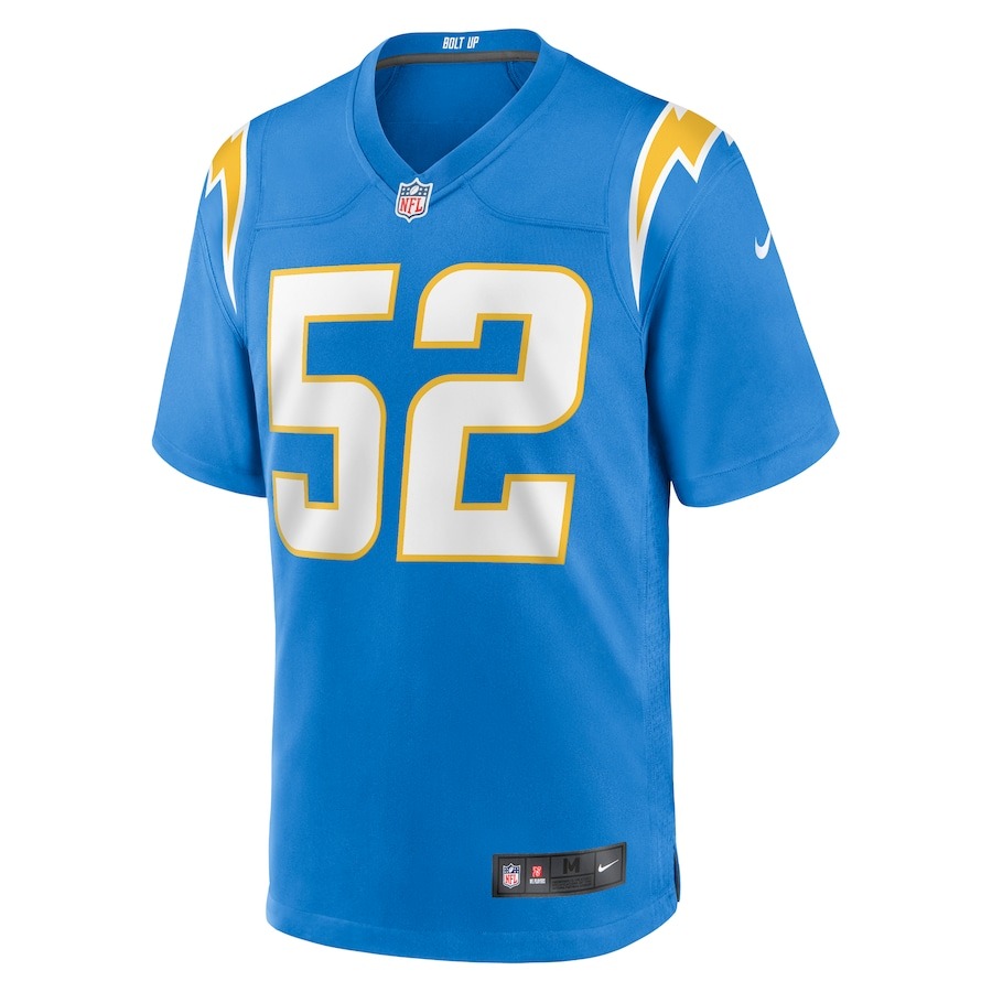 Men's Los Angeles Chargers Khalil Mack Nike Powder Blue Game Jersey - Ujersey