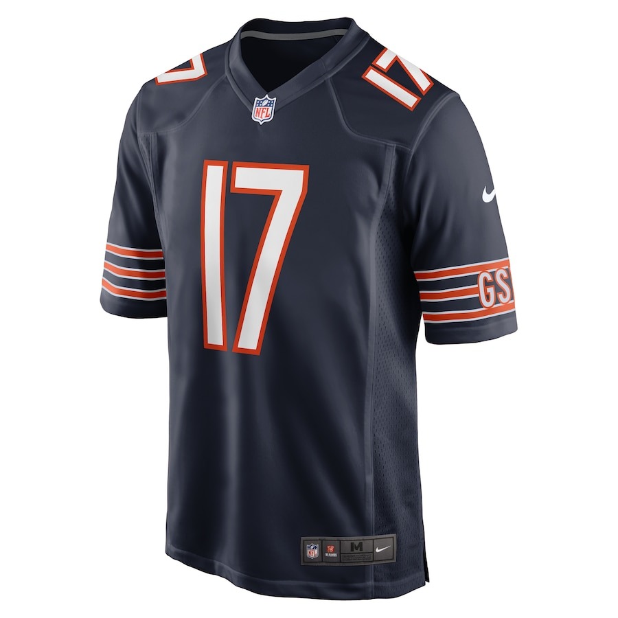 Men's Chicago Bears Tyson Bagent Nike  Navy  Game Jersey - Ujersey