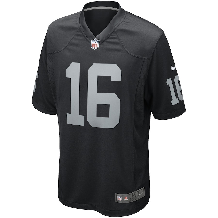 Men's Las Vegas Raiders Jim Plunkett Nike Black Game Retired Player Jersey - Ujersey