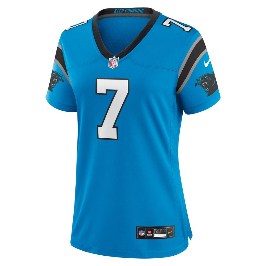 Women's Carolina Panthers Jadeveon Clowney Nike  Blue Alternate  Game Jersey - Ujersey