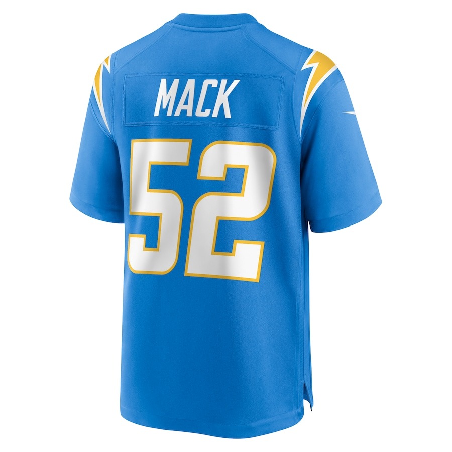 Men's Los Angeles Chargers Khalil Mack Nike Powder Blue Game Jersey - Ujersey