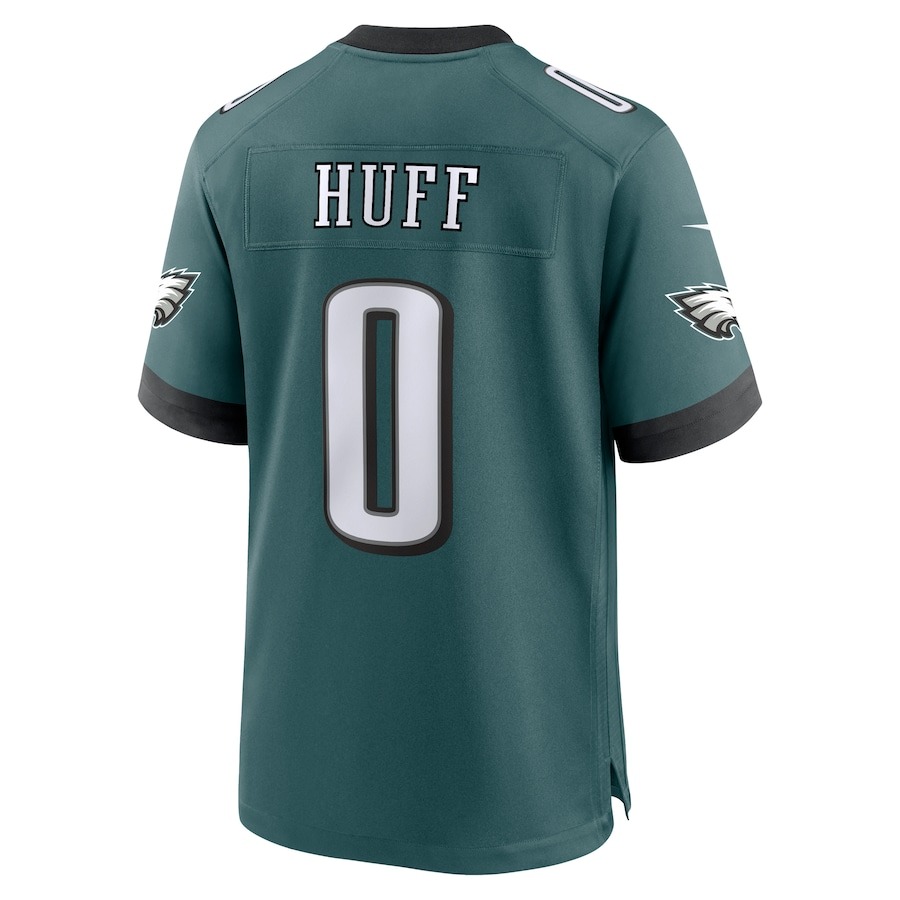 Men's Philadelphia Eagles Bryce Huff Nike Midnight Green Game Player Jersey - Ujersey