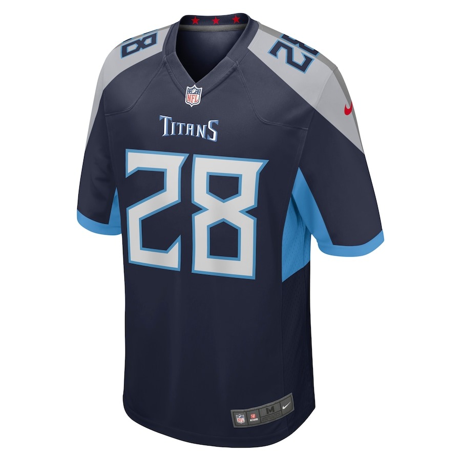 Men's Tennessee Titans Chris Johnson Nike Navy Retired Player Game Jersey - Ujersey
