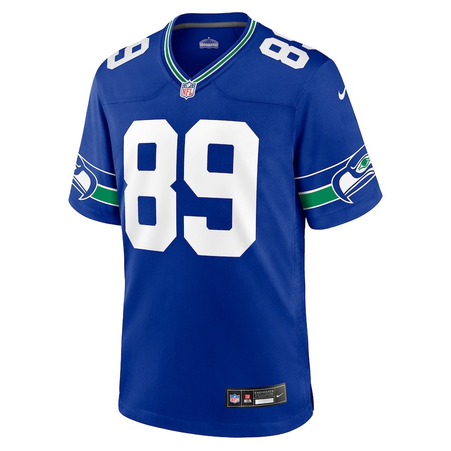 Men's Seattle Seahawks Will Dissly Nike Royal Throwback Player Game Jersey - Ujersey