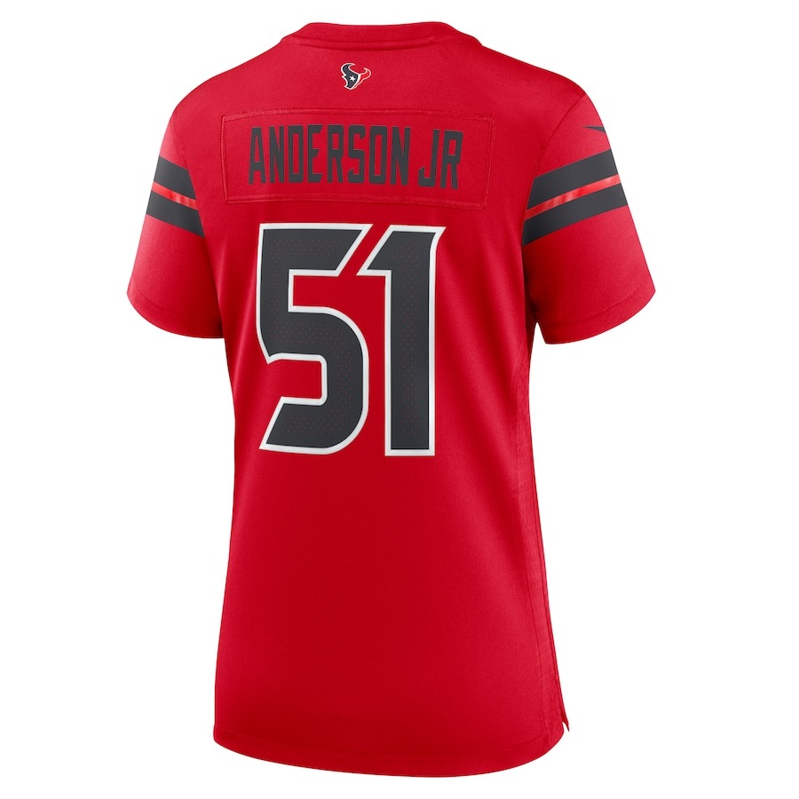 Women's Houston Texans Will Anderson Jr. Nike Red Alternate Game Jersey - Ujersey