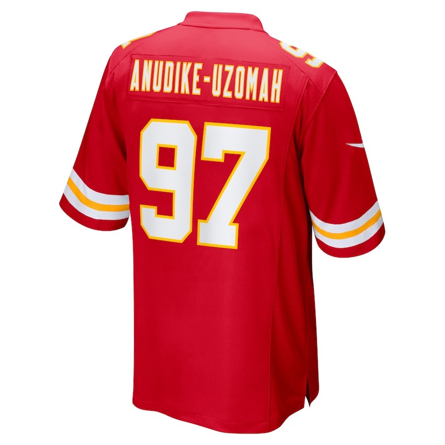 Men's Kansas City Chiefs Felix Anudike-Uzomah Nike Red 2023 NFL Draft First Round Pick Game Jersey - Ujersey