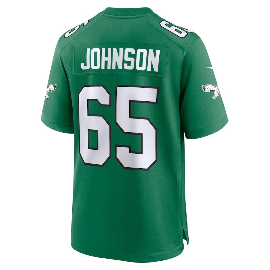 Men's Philadelphia Eagles Lane Johnson Nike Kelly Green Alternate Game Jersey - Ujersey