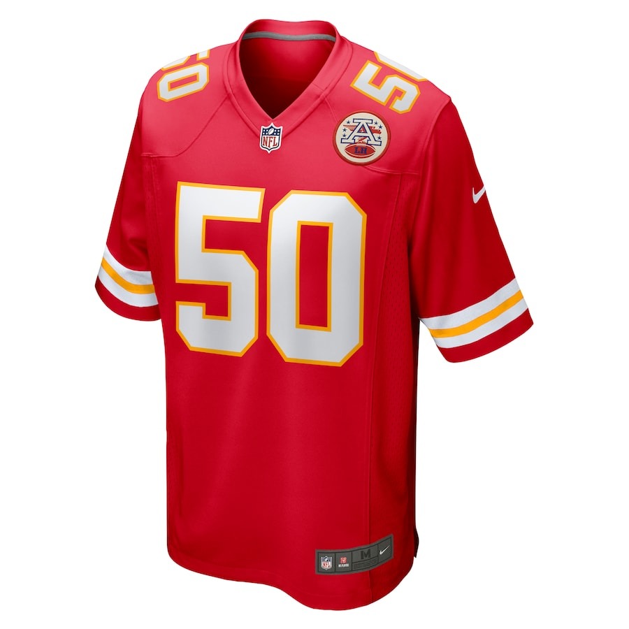 Men's Kansas City Chiefs Willie Gay Nike Red Game Jersey - Ujersey