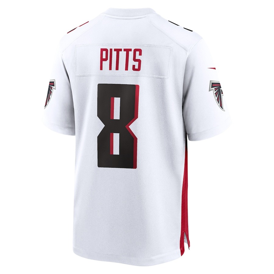 Men's Atlanta Falcons Kyle Pitts Nike White Game Player Jersey - Ujersey