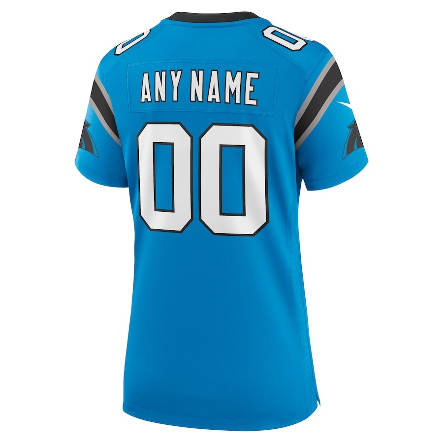 Women's Carolina Panthers  Nike Blue Alternate Custom Game Jersey - Ujersey
