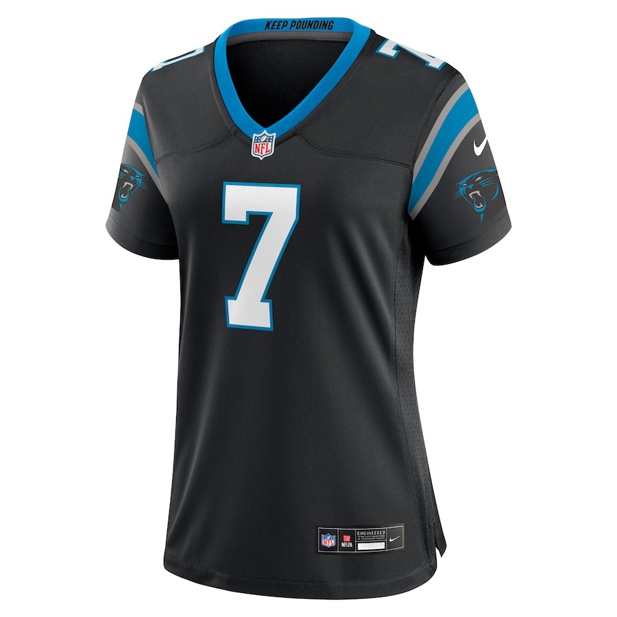Women's Carolina Panthers Jadeveon Clowney Nike  Black  Game Jersey - Ujersey