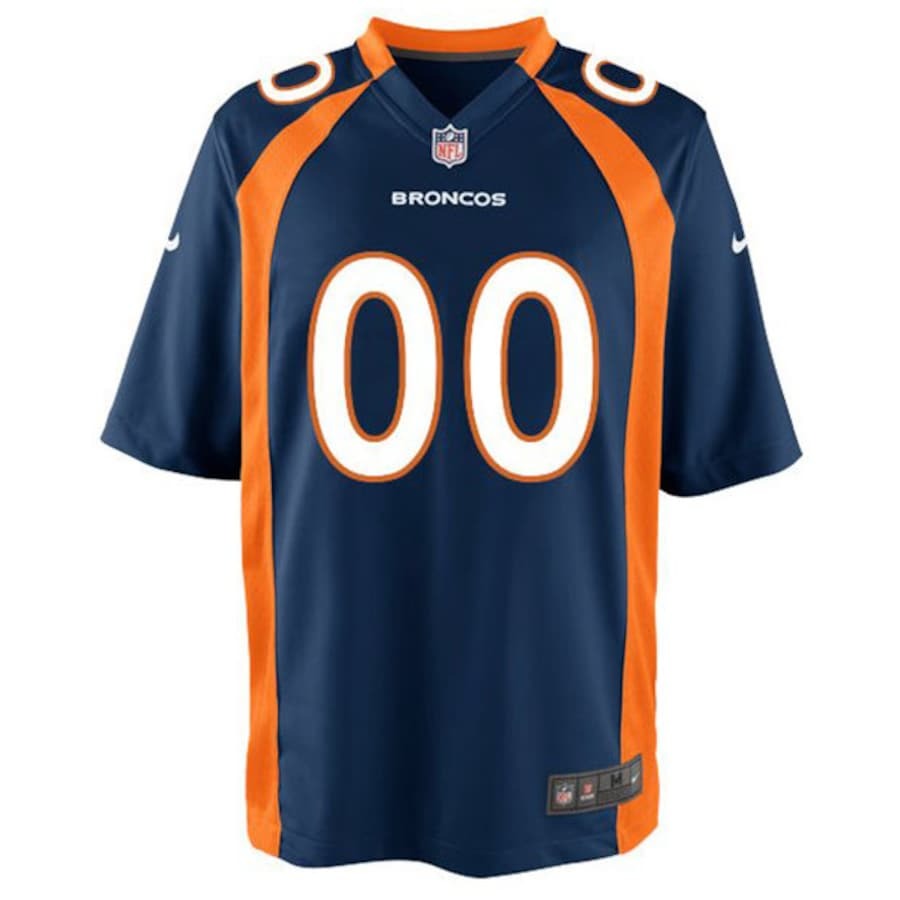 Youth Denver Broncos Nike Navy Game Custom Jersey - Ujersey
