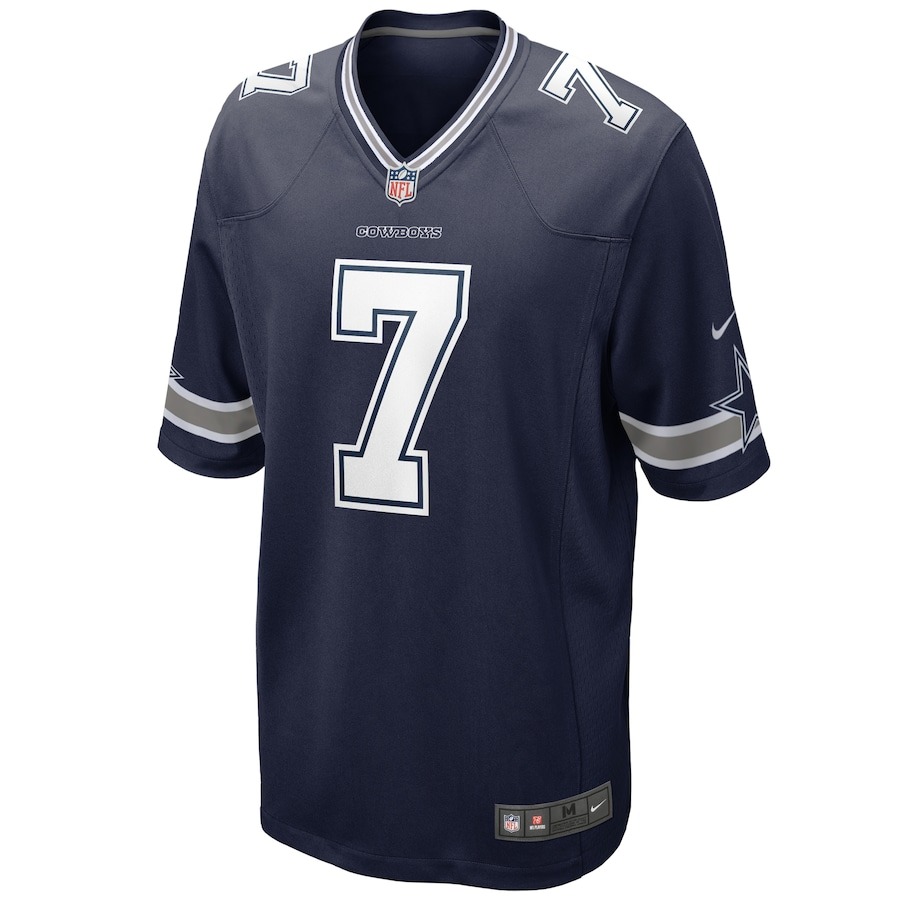 Men's Dallas Cowboys Trevon Diggs Nike Navy Game Jersey - Ujersey