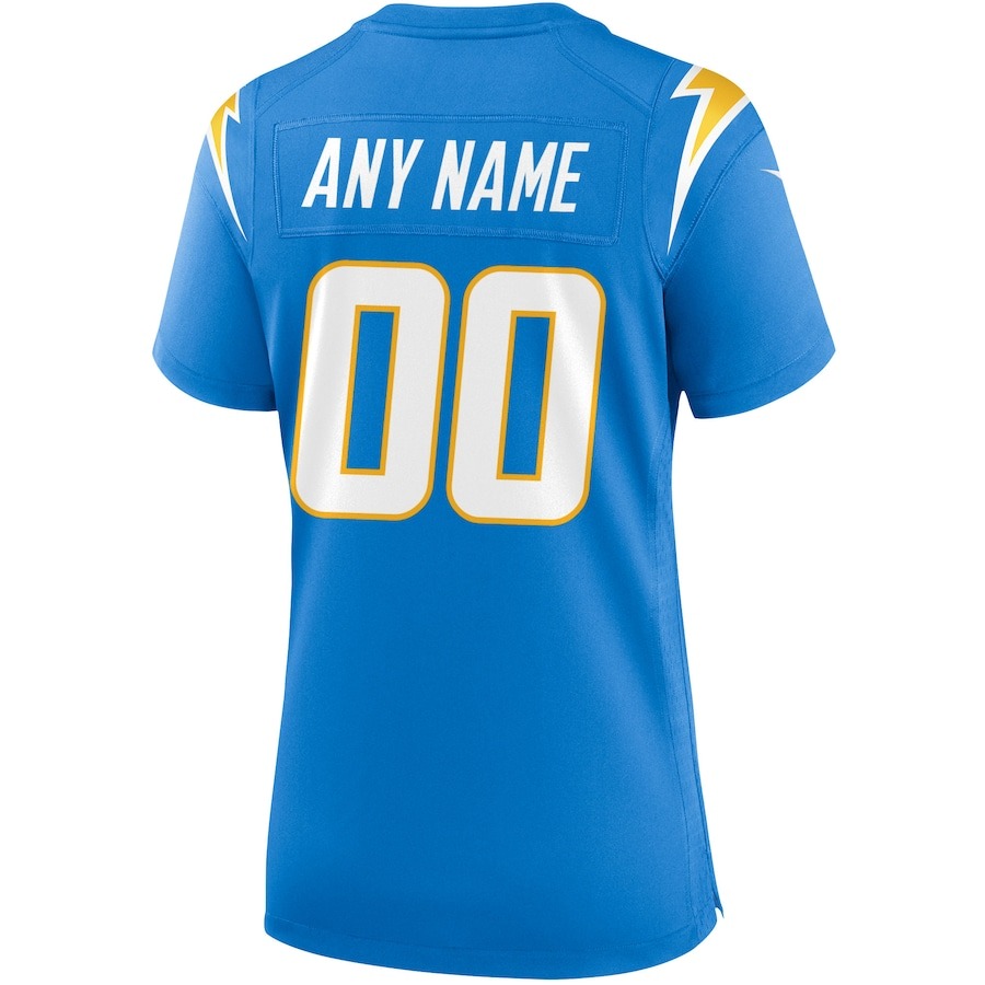 Women's Los Angeles Chargers Nike Powder Blue Custom Game Jersey - Ujersey