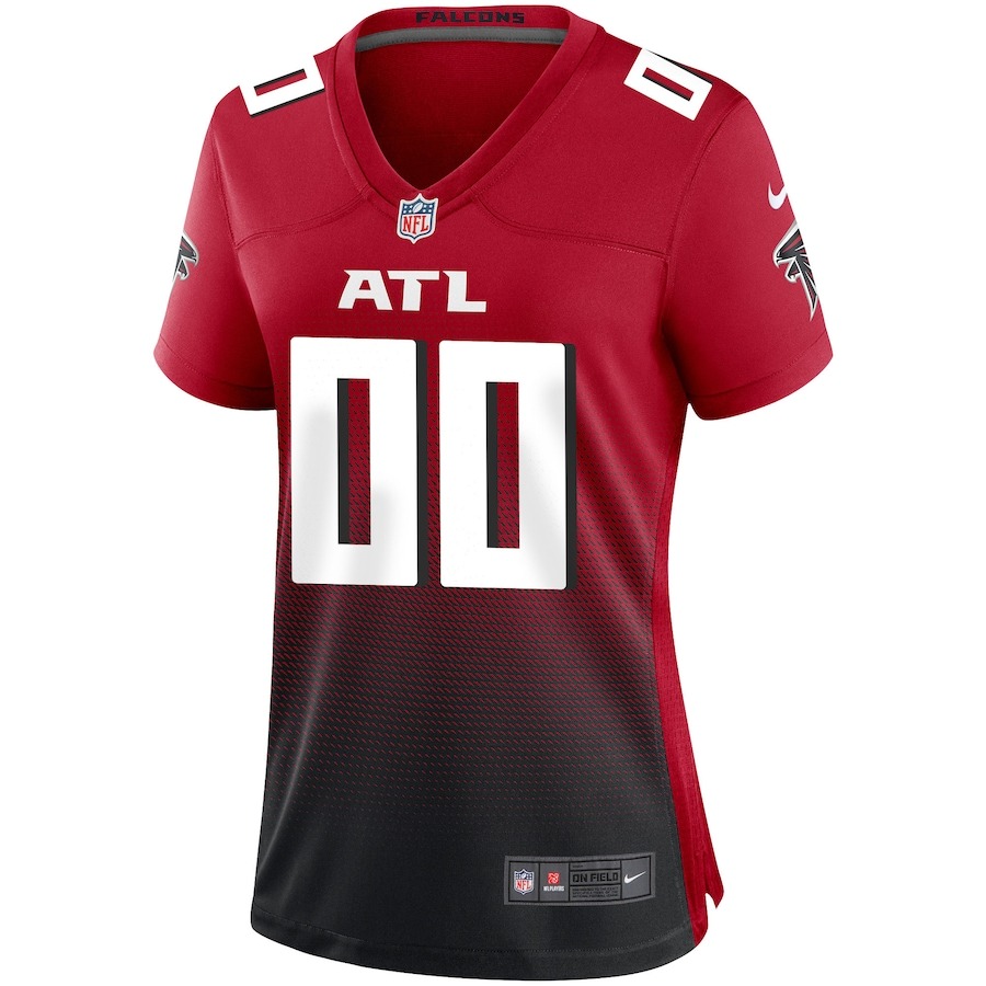 Women's Atlanta Falcons Nike Red Alternate Custom Game Jersey - Ujersey