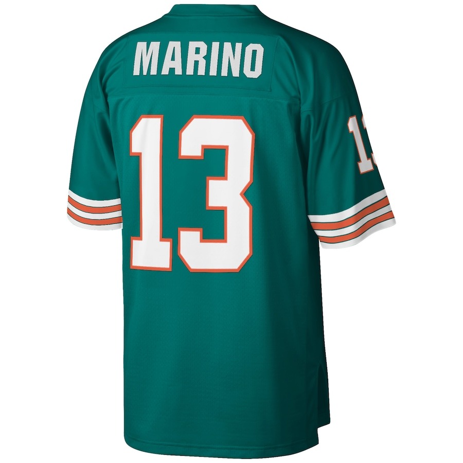 Men's Miami Dolphins Dan Marino Mitchell & Ness Aqua Big & Tall 1984 Retired Player Replica Jersey - Ujersey