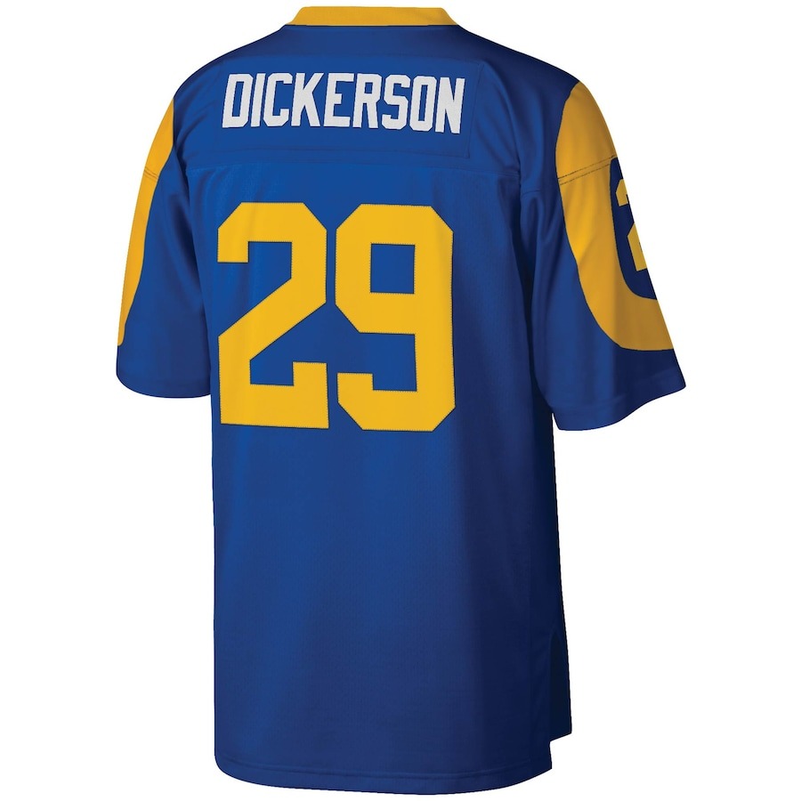 Men's Los Angeles Rams Eric Dickerson Mitchell & Ness Royal Legacy Replica Jersey - Ujersey