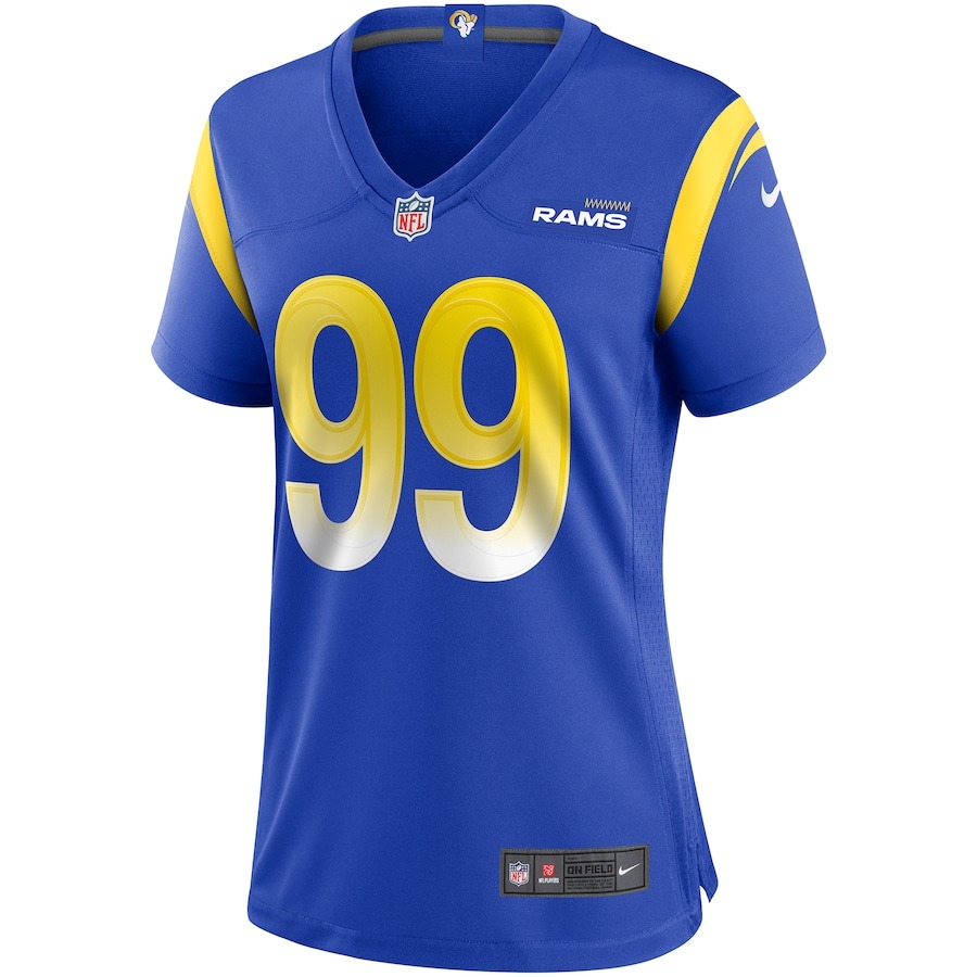 Women's Los Angeles Rams Aaron Donald Nike Royal Player Jersey - Ujersey