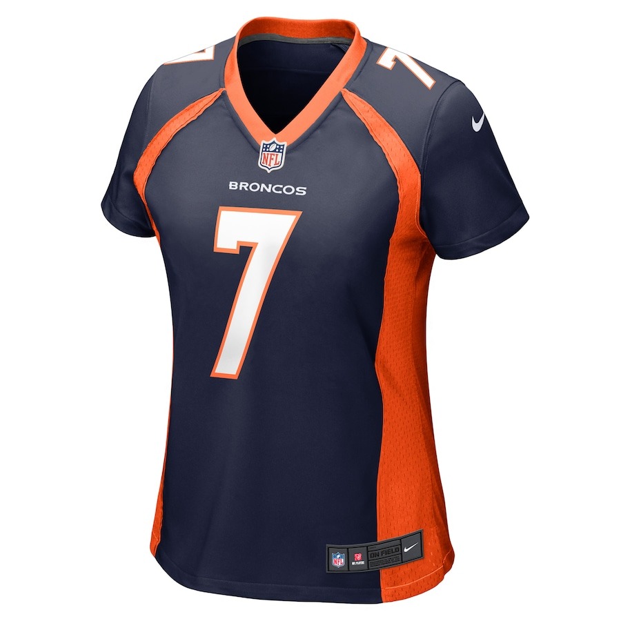 Women's Denver Broncos John Elway Nike Navy Retired Player Jersey - Ujersey