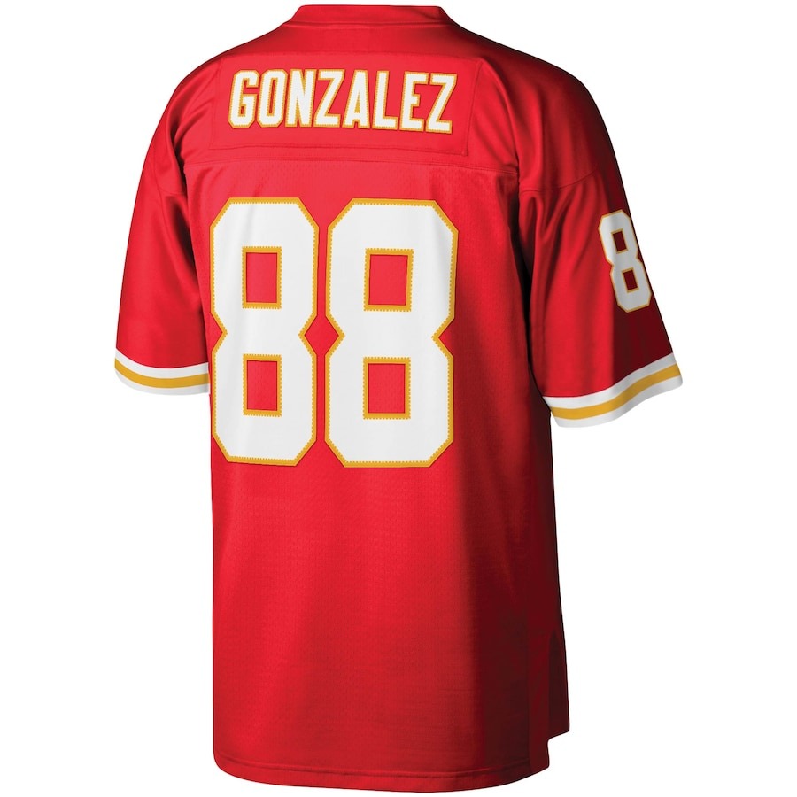 Men's Kansas City Chiefs Tony Gonzalez Mitchell & Ness Red Legacy Replica Jersey - Ujersey