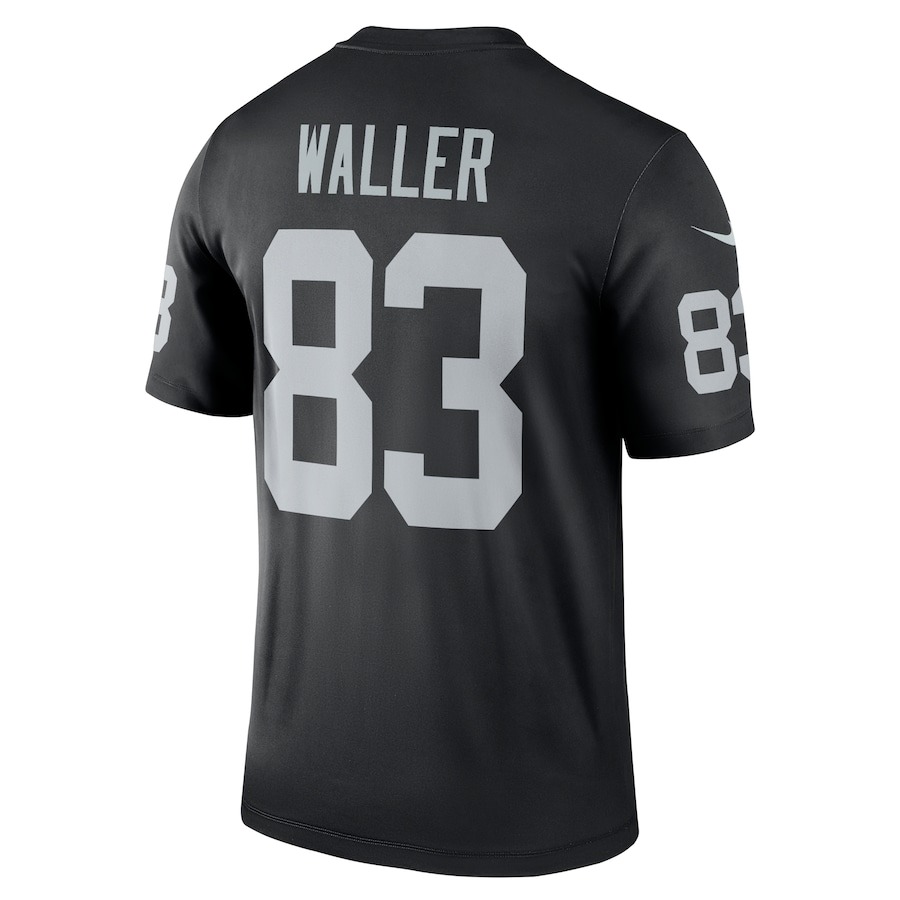 Men's Las Vegas Raiders Darren Waller Nike Black Legend Jersey - Ujersey