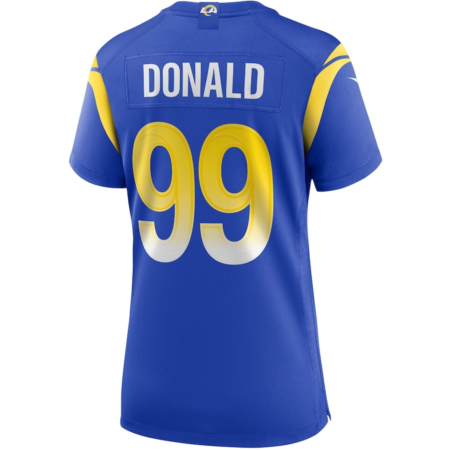Women's Los Angeles Rams Aaron Donald Nike Royal Player Jersey - Ujersey