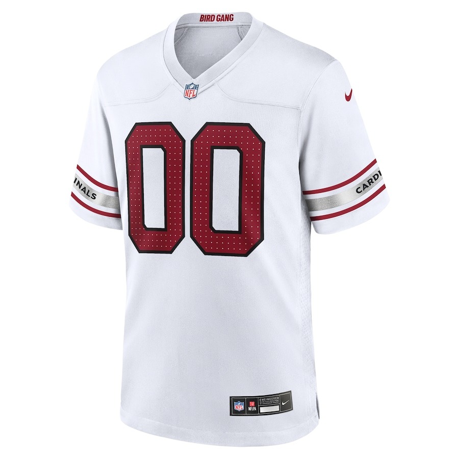 Men's Arizona Cardinals Nike White Custom Game Jersey - Ujersey