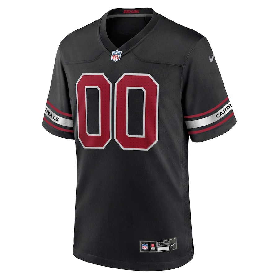 Men's Arizona Cardinals Nike Black Alternate Custom Game Jersey - Ujersey
