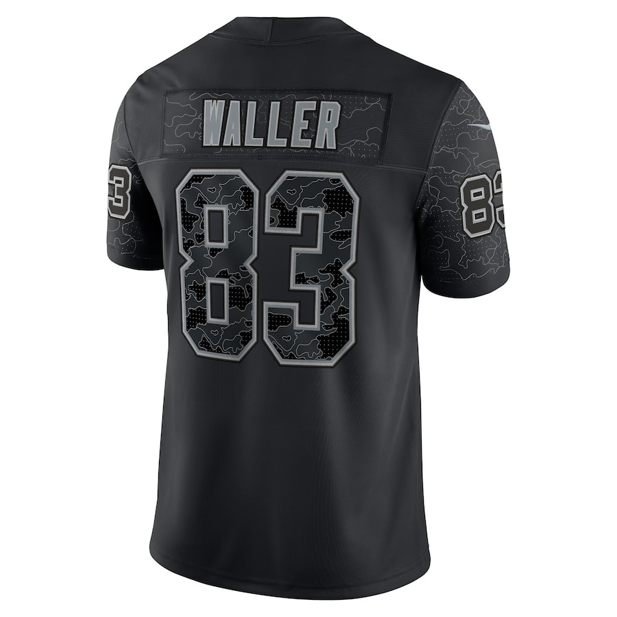 Men's Las Vegas Raiders Darren Waller Nike Black RFLCTV Limited Jersey - Ujersey