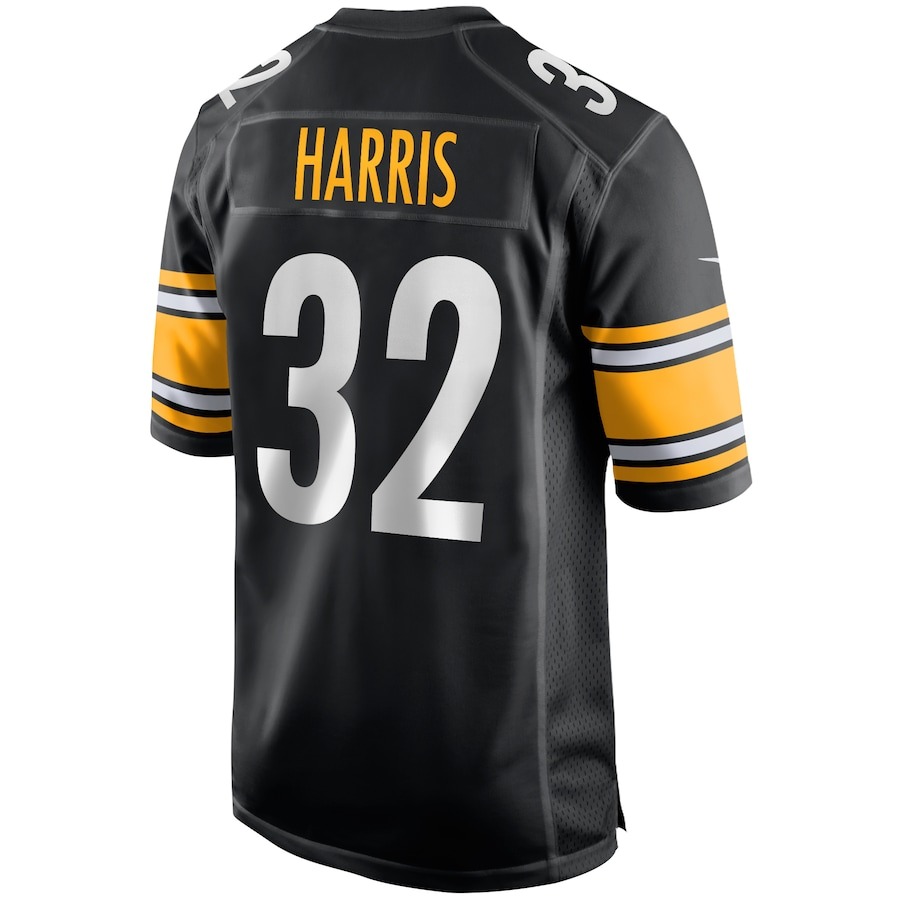 Men's Pittsburgh Steelers Franco Harris Nike Black Game Retired Player Jersey - Ujersey