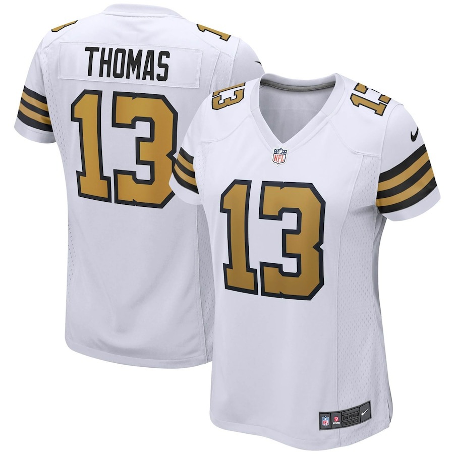 Women's New Orleans Saints Michael Thomas Nike White Alternate Game Jersey - Ujersey