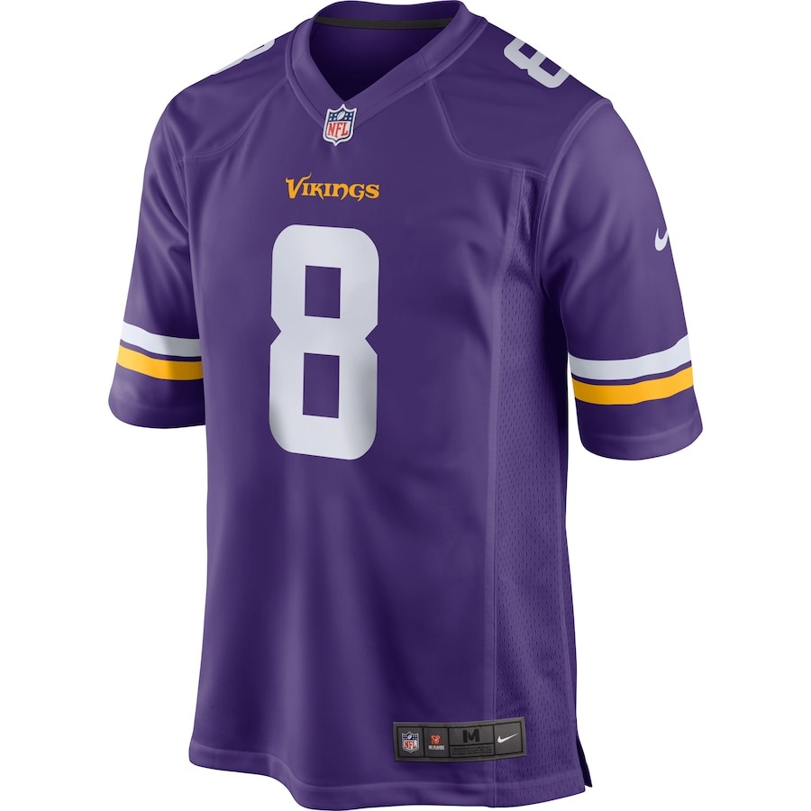 Men's Minnesota Vikings Kirk Cousins Nike Purple Game Jersey - Ujersey