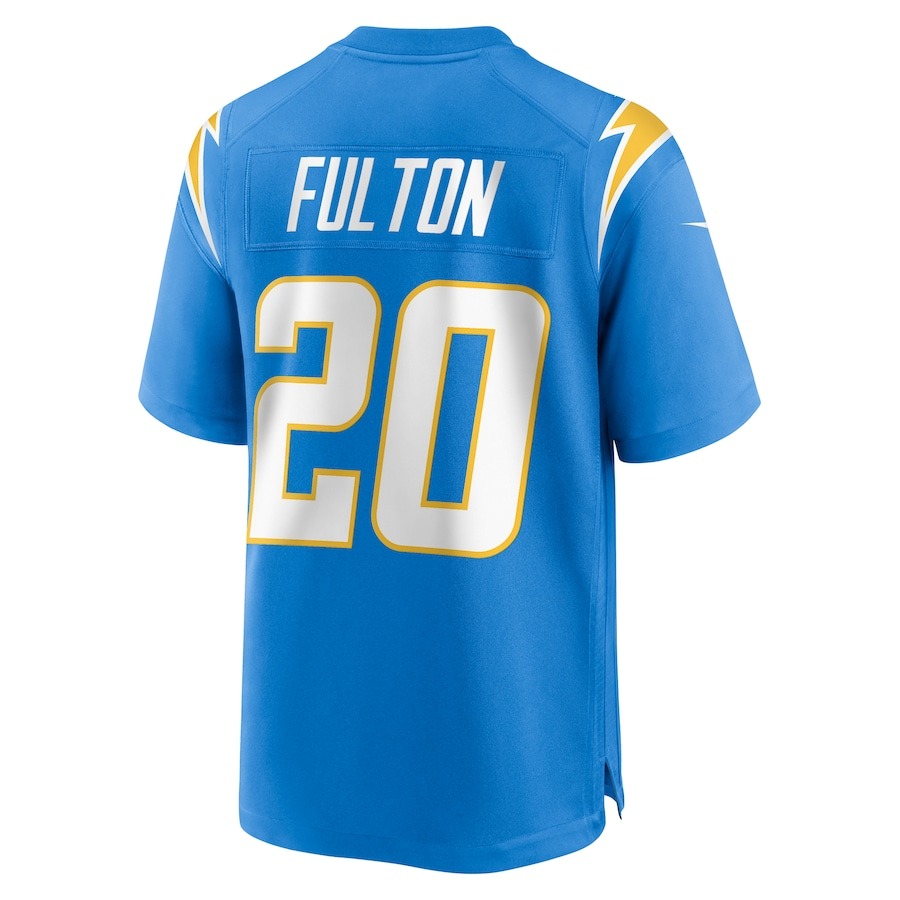 Men's Los Angeles Chargers Kristian Fulton Nike  Powder Blue  Game Jersey - Ujersey
