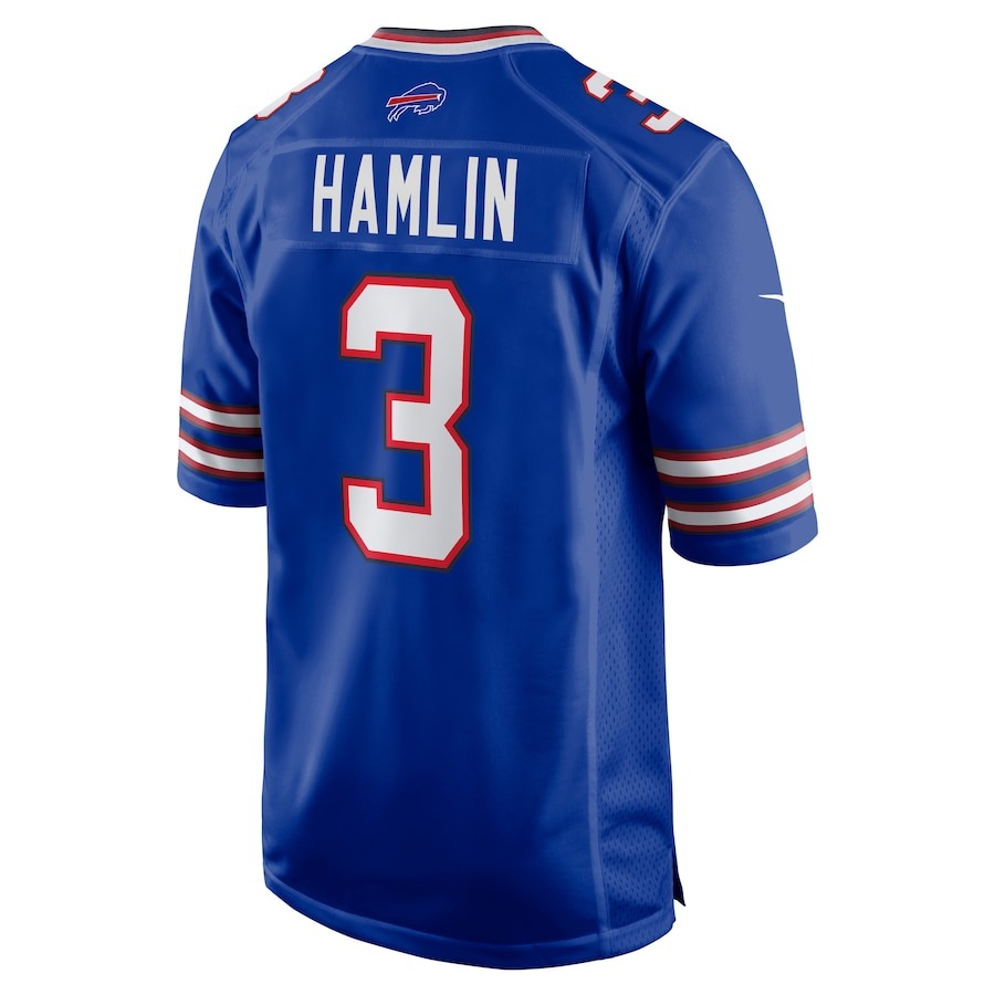 Men's Buffalo Bills Damar Hamlin Nike Royal Game Jersey - Ujersey