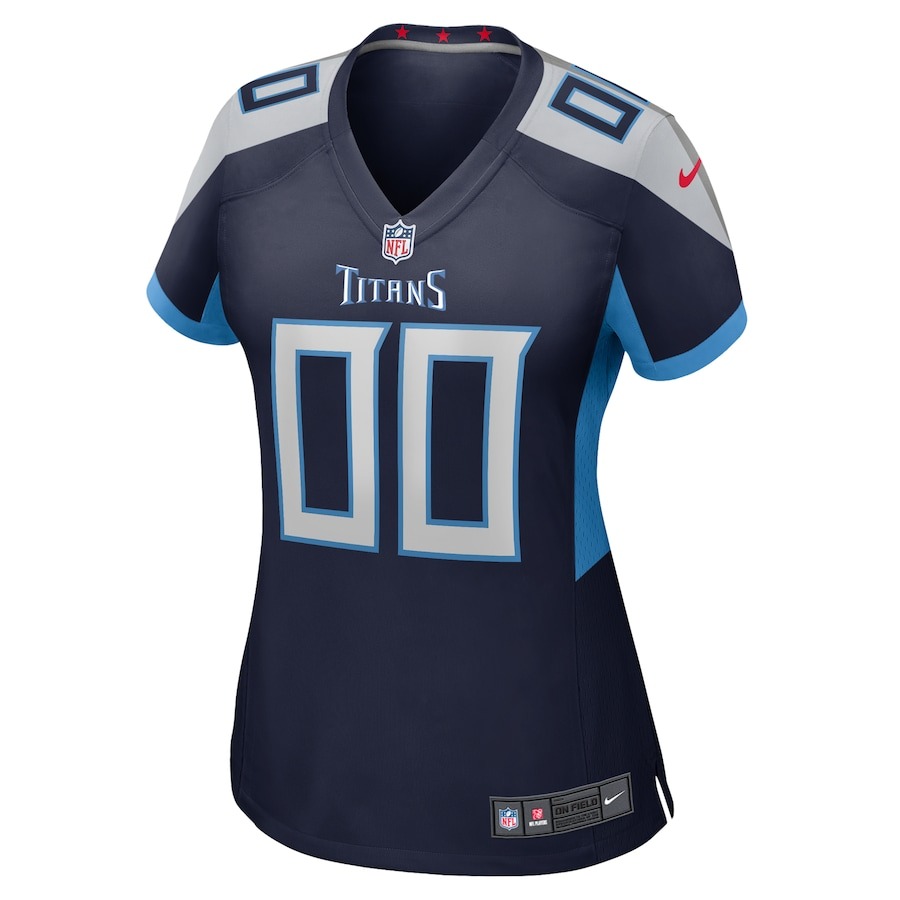 Women's Nike Navy Tennessee Titans Custom Game Jersey - Ujersey