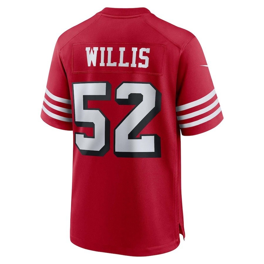 Men's San Francisco 49ers Patrick Willis Nike Scarlet Retired Alternate Game Jersey - Ujersey
