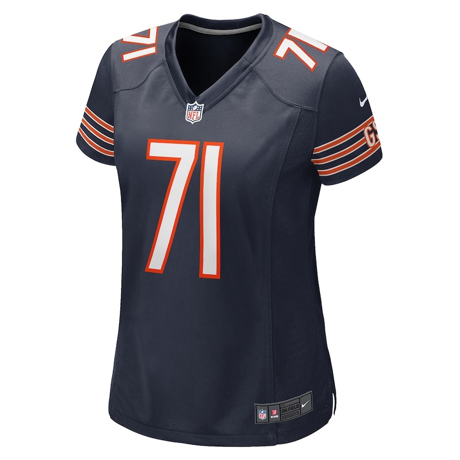 Women's Chicago Bears Ryan Bates Nike  Navy  Game Jersey - Ujersey