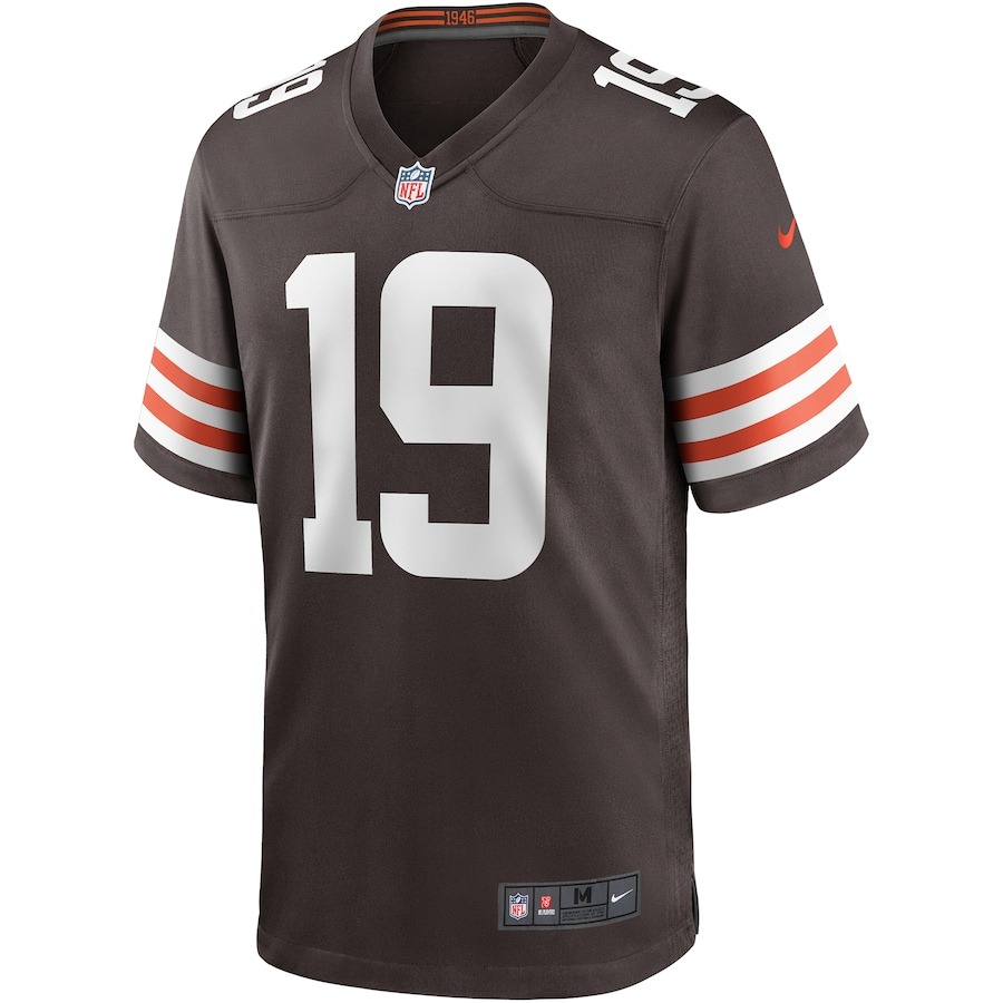 Men's Cleveland Browns Bernie Kosar Nike Brown Game Retired Player Jersey - Ujersey