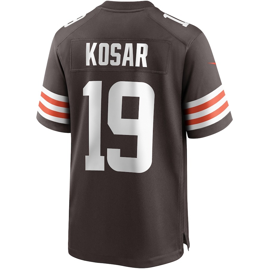 Men's Cleveland Browns Bernie Kosar Nike Brown Game Retired Player Jersey - Ujersey